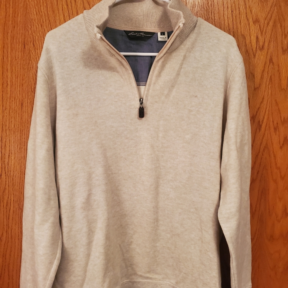 Mens Izod 1/4 zip sweater